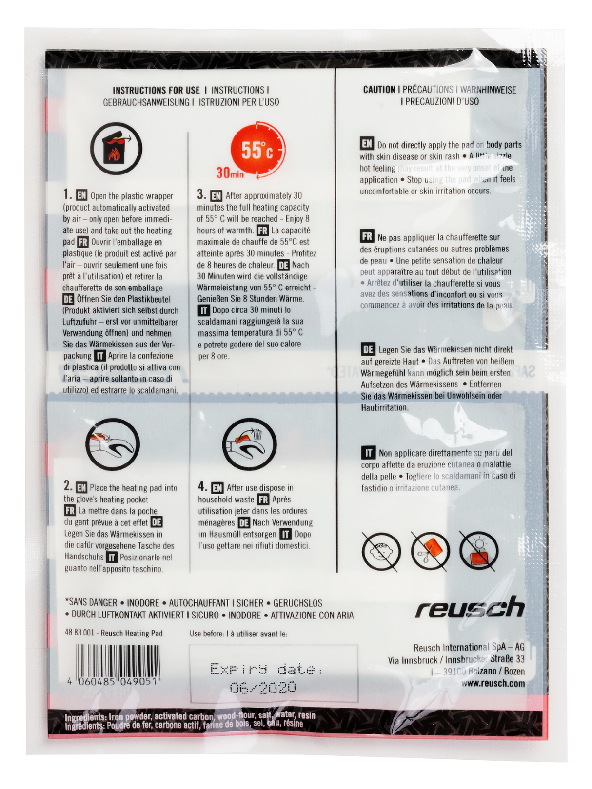 Reusch Heating Pad Varmepuder - 30 pakker -