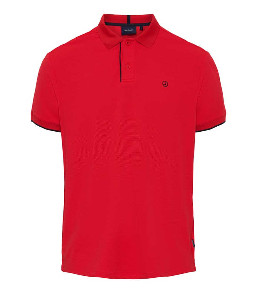 Sea Ranch Fernandes Polo T-shirt Herre - True Red