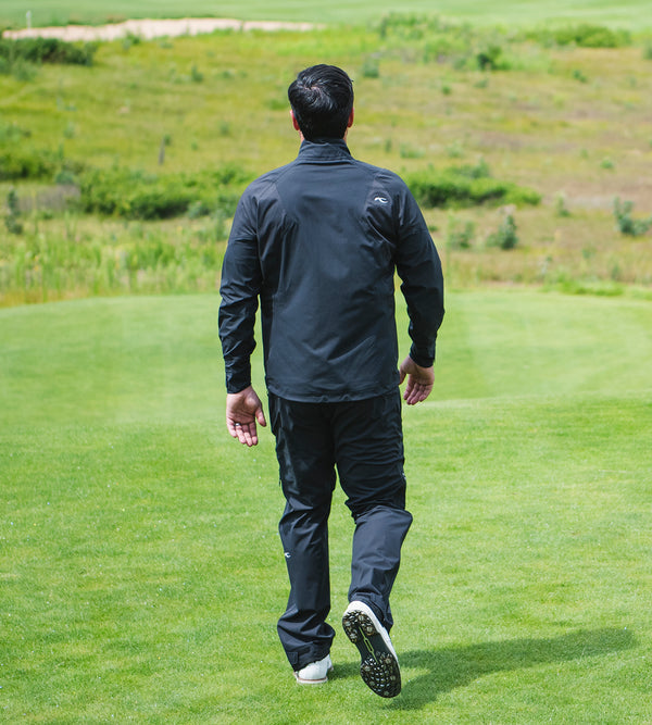 Kjus Men's Pro 3L 3.0 Golfregntøj Sæt Herre - Black -