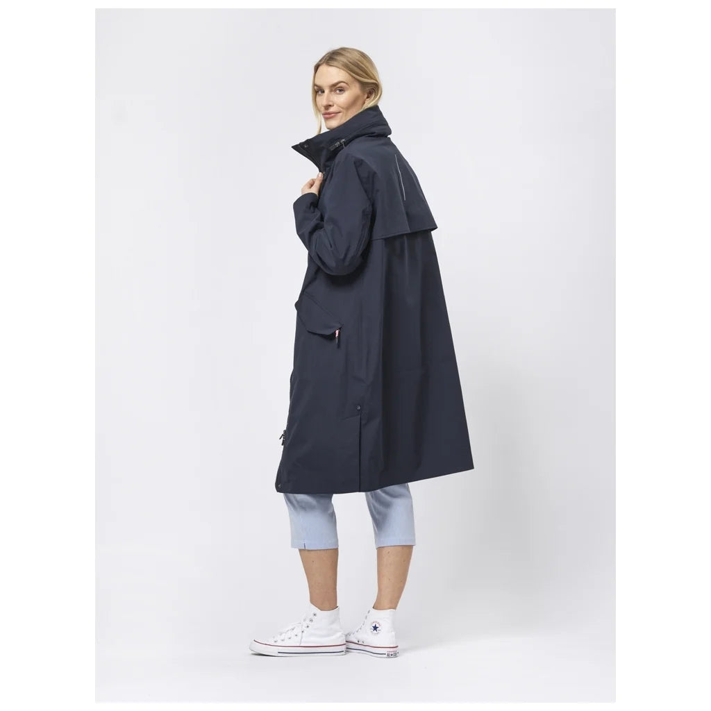 Sea Ranch SR_Susan Trenchcoat Dame – Mørk Navy