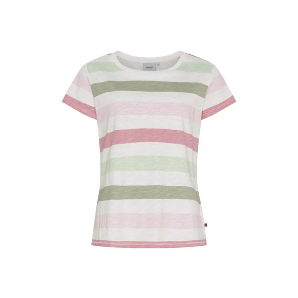 Sea Ranch SR_Trille T-shirt Dame - Multistripe Pink -