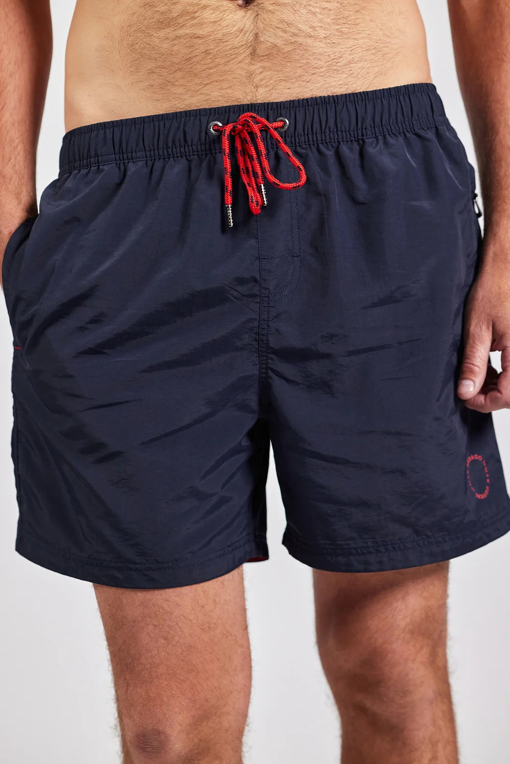 Sebago Waldo Packable Swim Shorts Badeshorts Herre - Navy - Navy