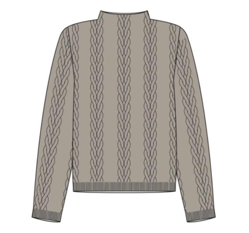 Redgreen Women RG_Katey Sweater Dame - Dark Sand Melange - Dark Sand Melange