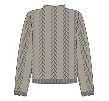 Redgreen Women RG_Katey Sweater Dame - Dark Sand Melange - Dark Sand Melange
