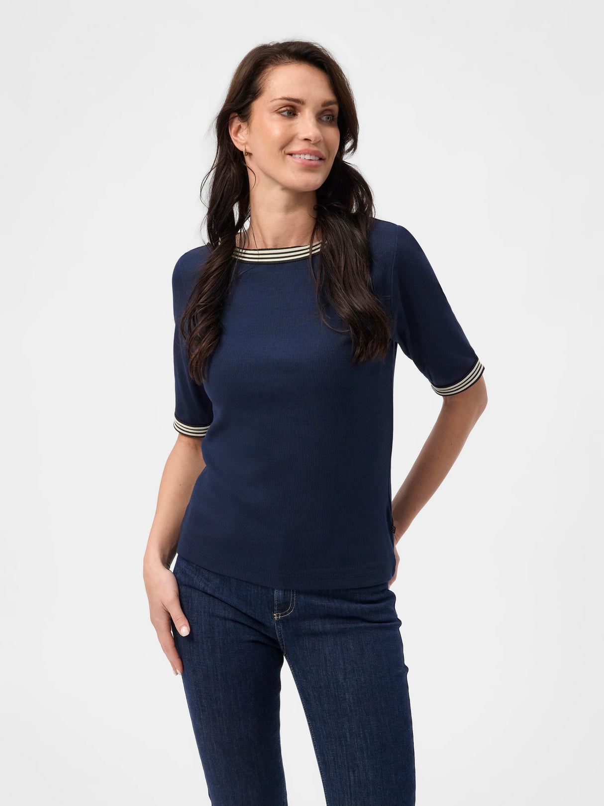 Redgreen Woman Snee T-shirt Dame - Navy - Navy