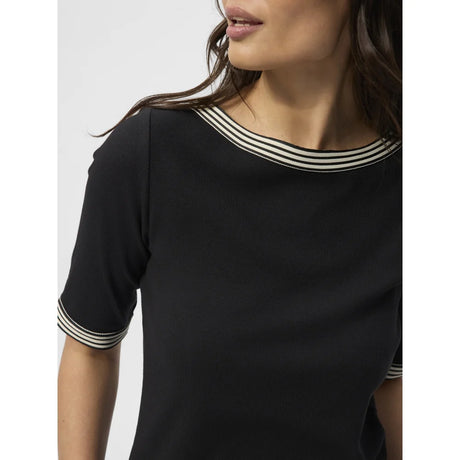 Redgreen Women Snee T-shirt Dame - Black -