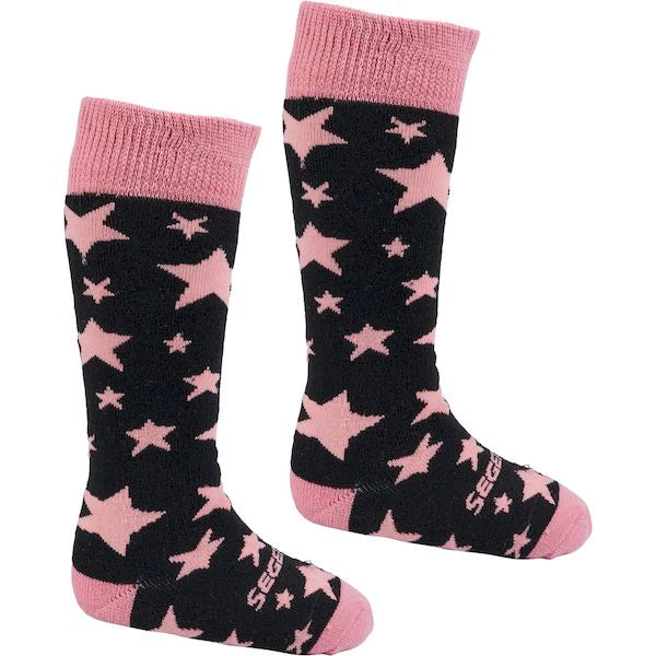 Seger Stars Ski Sock Skistrømper Børn - Ash Rose - Ash Rose