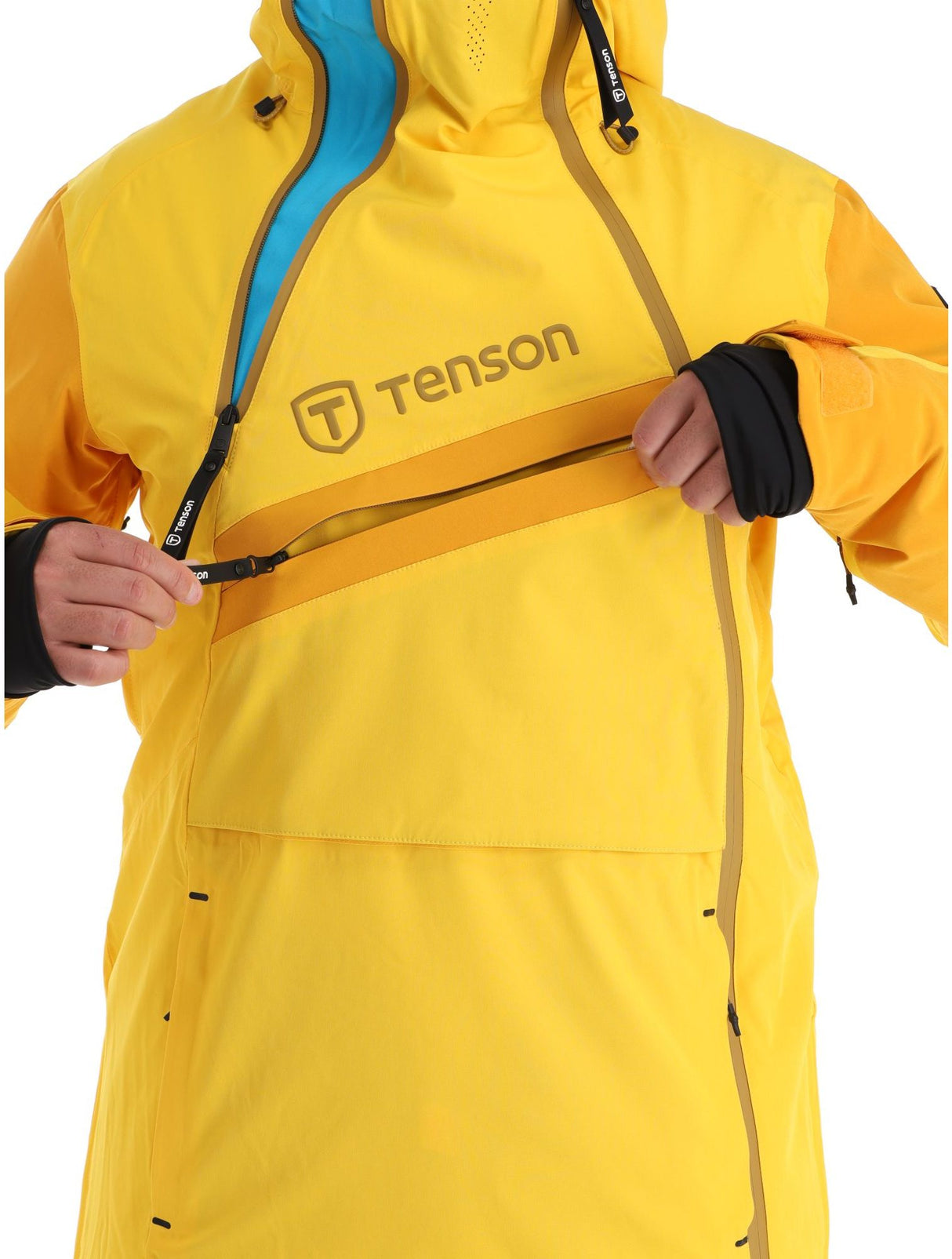 Tenson Aerismo JackoRak Men Anorak Skijakke Herre - Yellow -