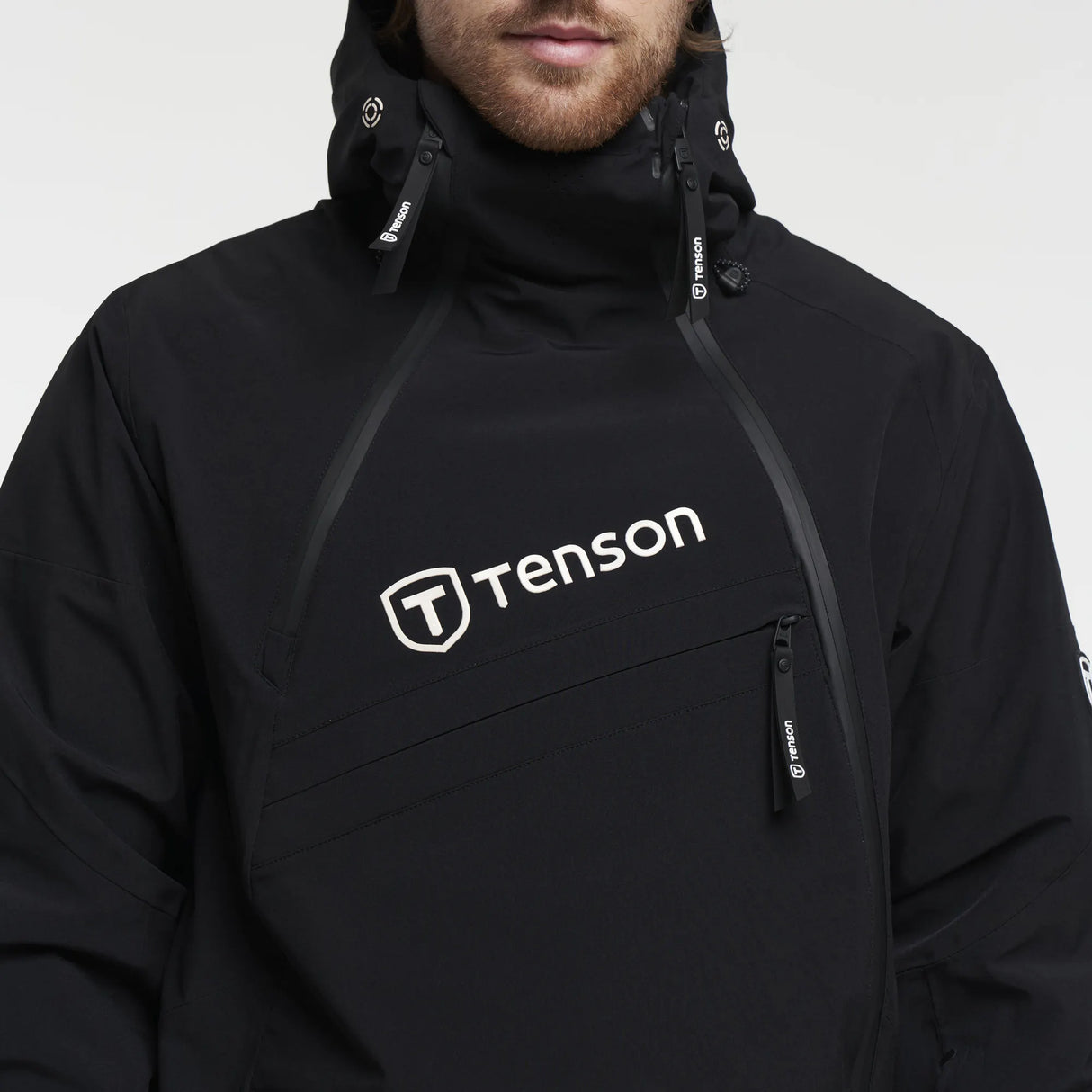 Tenson Aerismo JackoRak Men Anorak Skijakke Herre - Black -