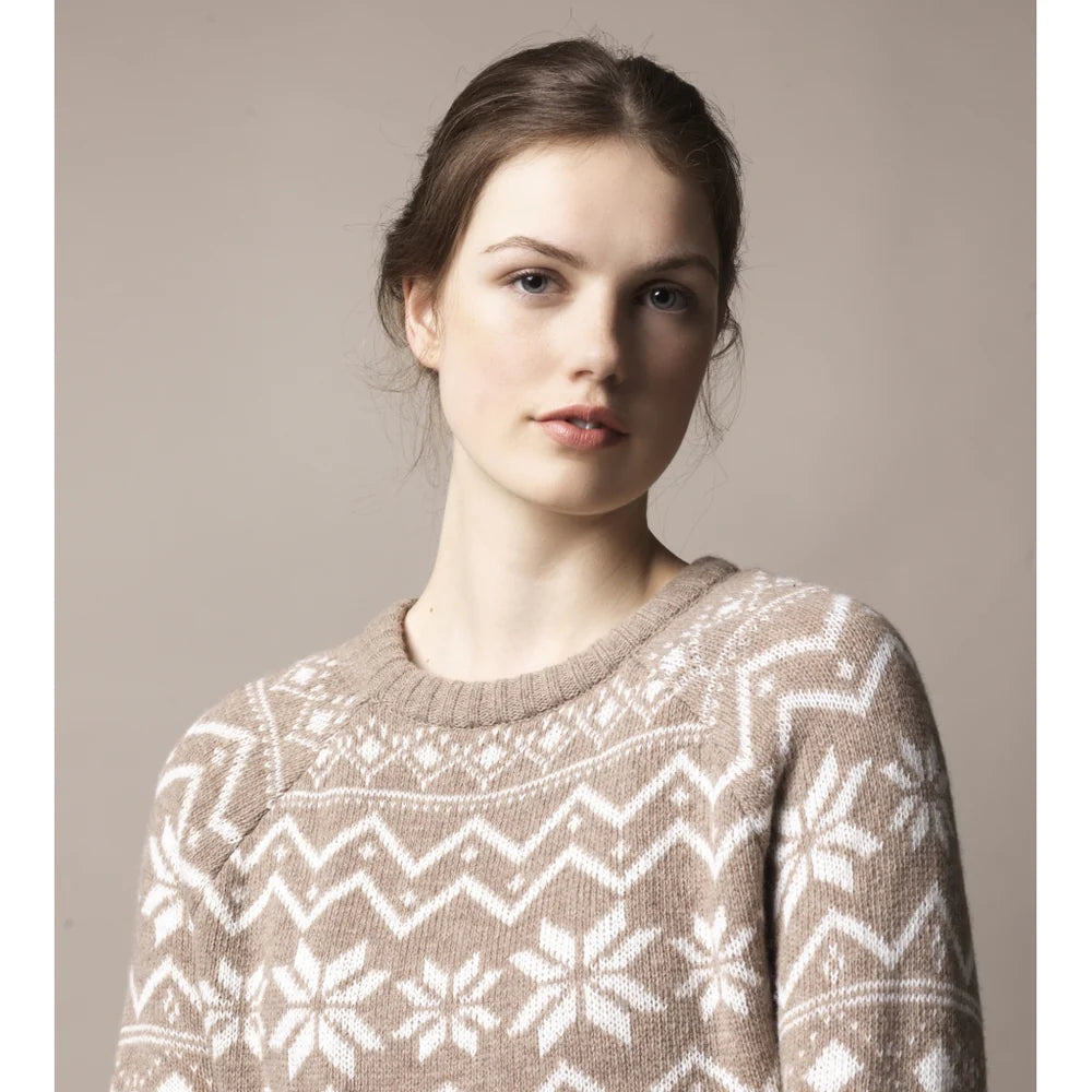 Sea Ranch Tonja Knit Striktrøje Dame - Light Camel -