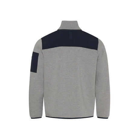 Sea Ranch Tuke Half Zip Sweatshirt Herre - Grey Melange -