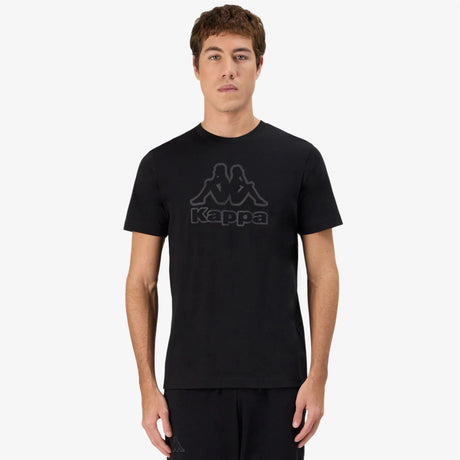 Kappa Logo Korpo Cremy T-shirt Herre - Black - Black
