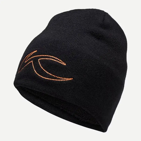 Kjus Unisex Side Logo Beanie Hue - Black One-size