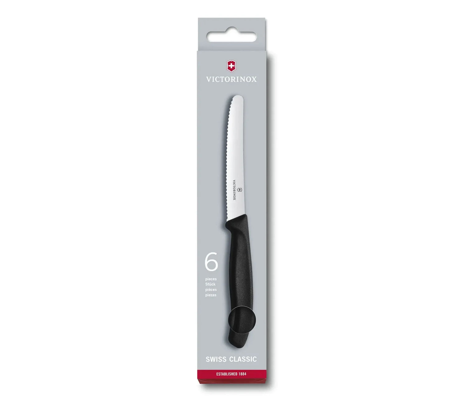 Victorinox Swiss Classic Tomat- og Bordkniv - 6 stk - Default Title