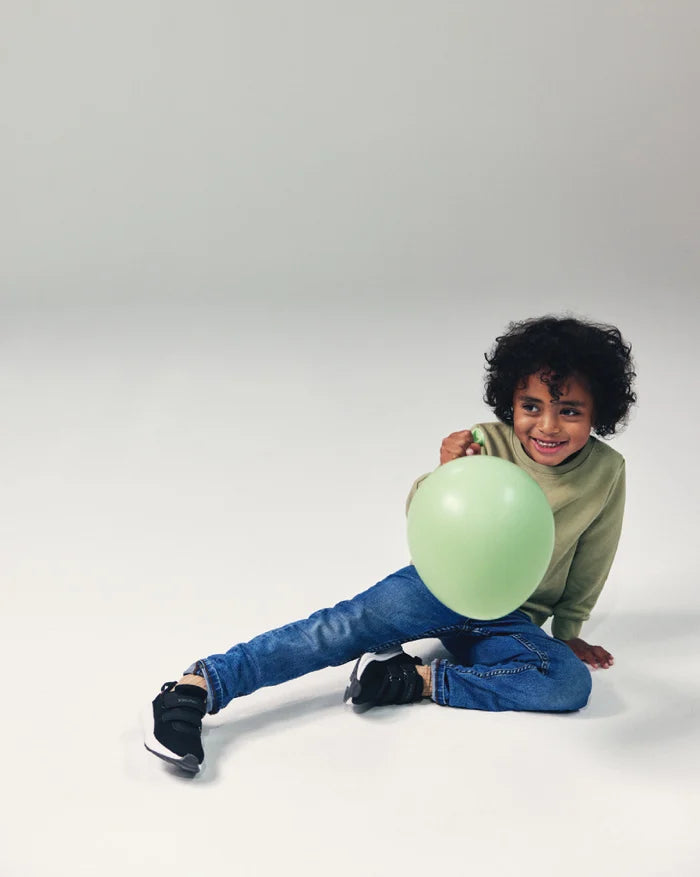 Viking Aery Jolt Low Sneakers Børn - Black/Charcoal -