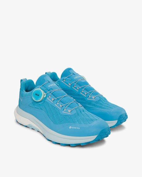 Viking Anaconda Trail Low Women's Hiking Shoes Vandresko Dame - Aqua/White -