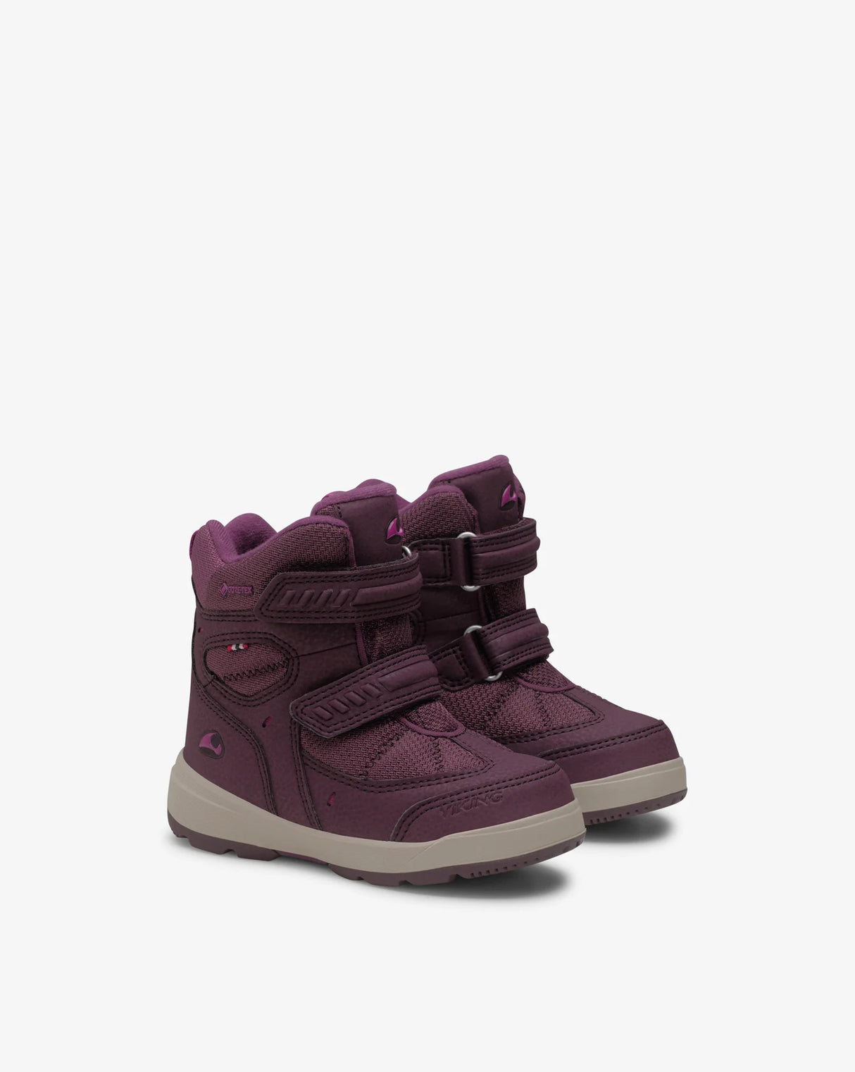 Viking Toasty Warm GTX 2V Kids Vinterstøvler Børn - Wine/Bougogne -