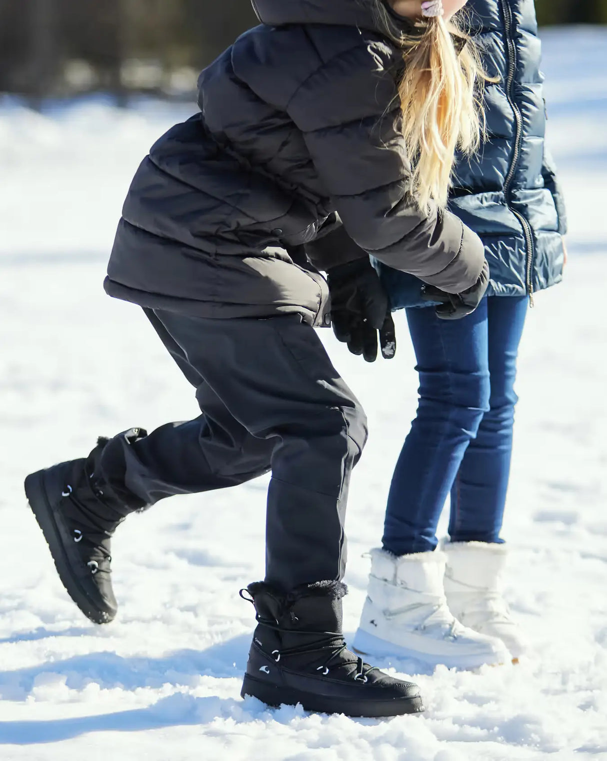 Viking Snofnugg Mid GTX Warm Vinterstøvler Børn - Eggshell -