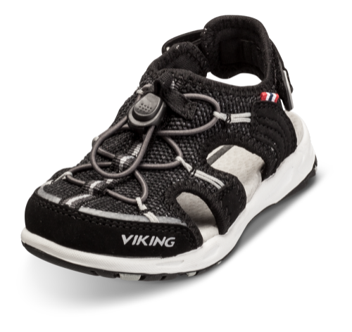 Viking Thrill II Sandaler Børn - Black / Grey - Black Grey