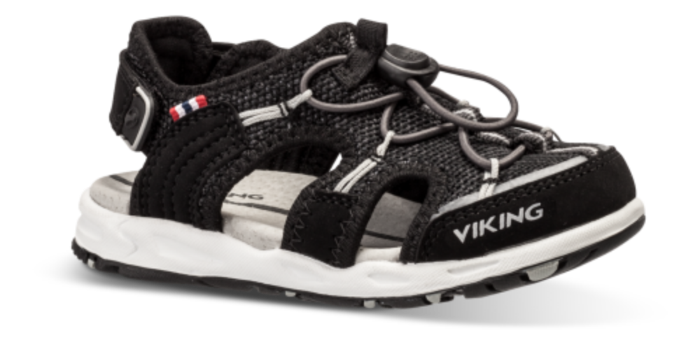 Viking Thrill II Sandaler Børn - Black / Grey -