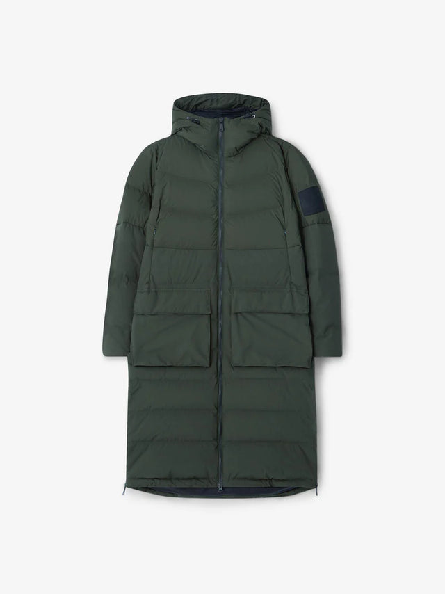 Cross Sportswear W Down Coat Dunfrakke Dame - Conifer - Conifer