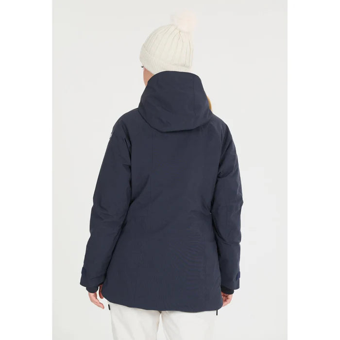 CMP Woman Jacket Fix Hood Skijakke Dame - Black Blue -