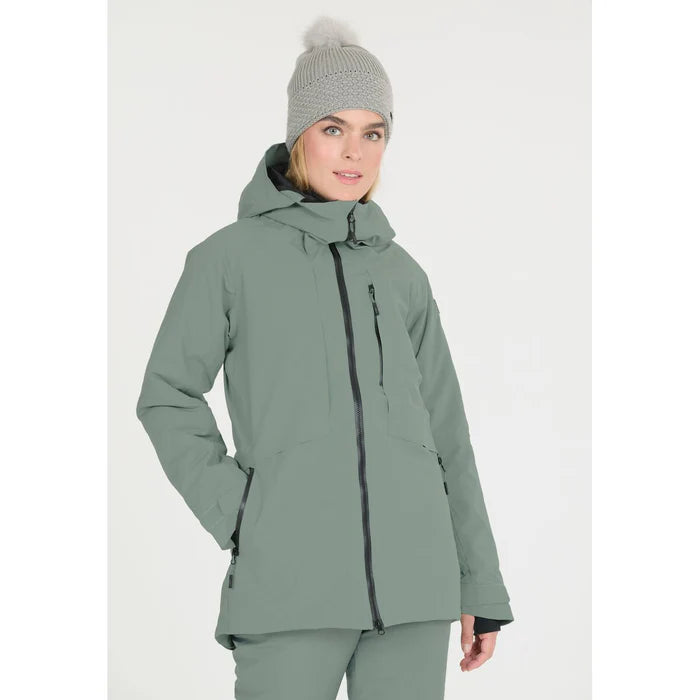 CMP Woman Jacket Fix Hood Skijakke Dame - Mineral - Mineral