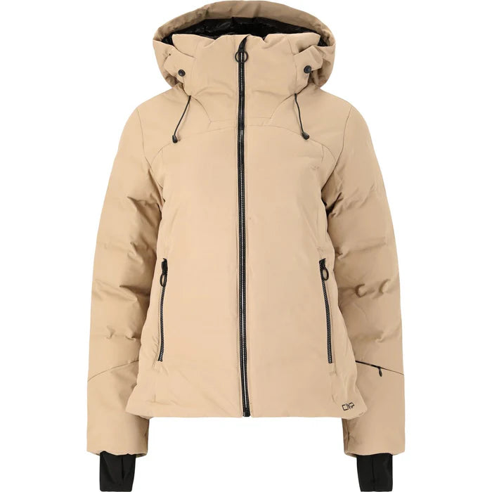 CMP Woman Ski Jacket Down Effect Skijakke Dame - Sesamo - Sesamo