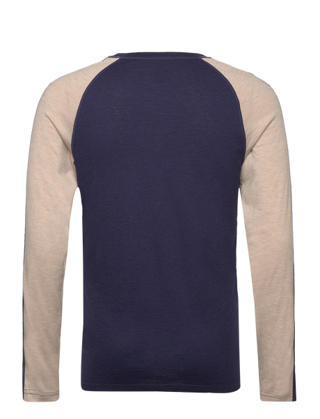 Bula Retro Merino Wool Crew Skiundertrøje Herre - Navy -