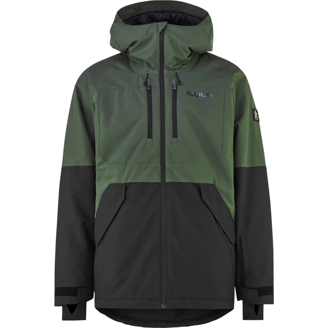 Bula Liftie Insulated Jacket & Bib Pant Skisæt Herre - Dolive / Black -