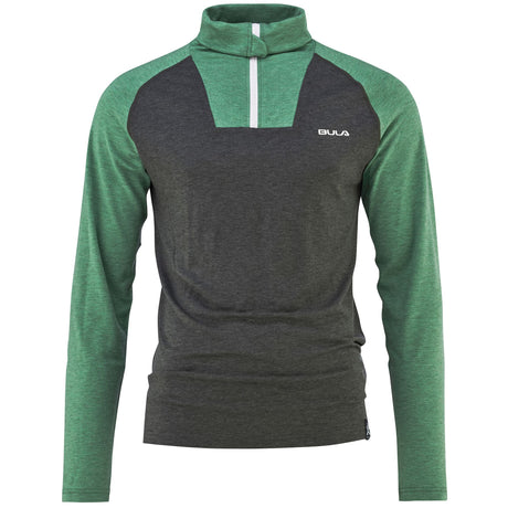 Bula Retro Merino Wool Halfzip Skiundertøj Sæt Herre - Ivy -