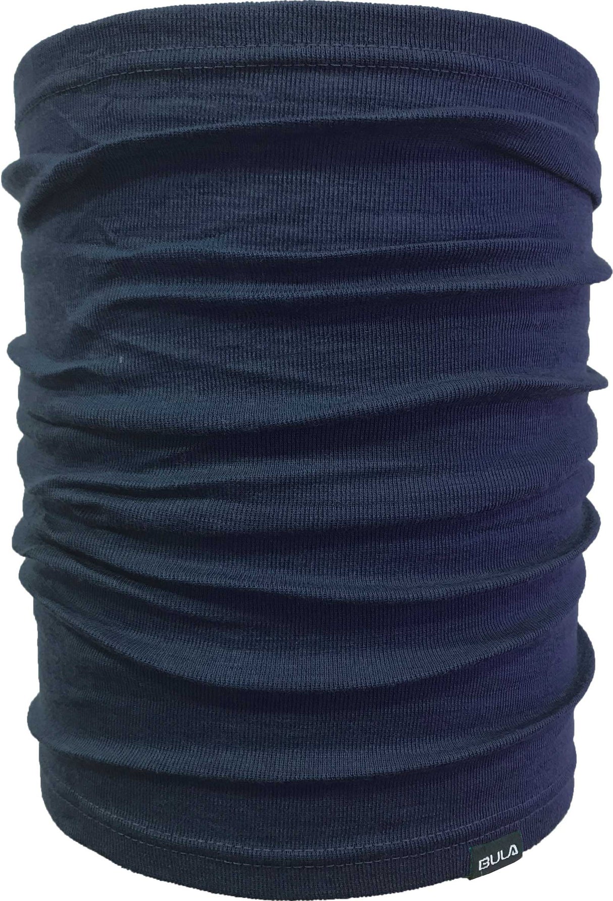 Bula Solid Wool Tube Halsedisse Herre - 100% merinould - Navy - Navy One-size