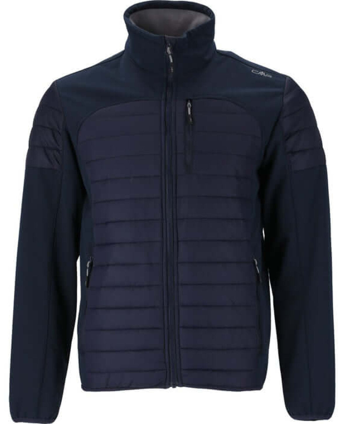 CMP Man Hybrid Jacket without hood Softshell-jakke Herre - Black Blue - Black Blue