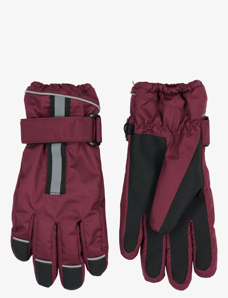 COLD Softy Gloves - handsker til børn - Aubergine