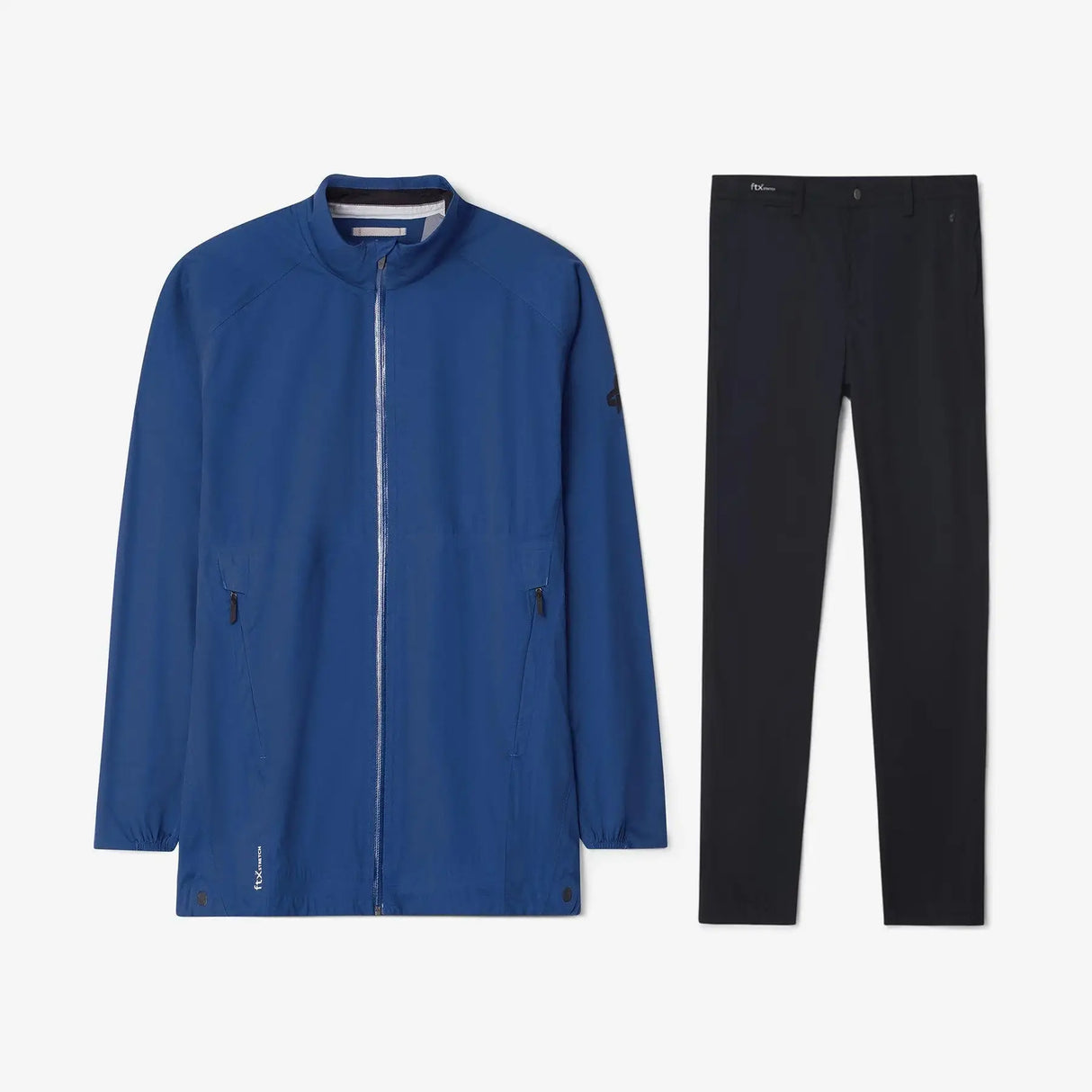 Cross Sportswear M Edge Chinos Golf Regnsæt Herre - Twilight Blue / Black - XXL