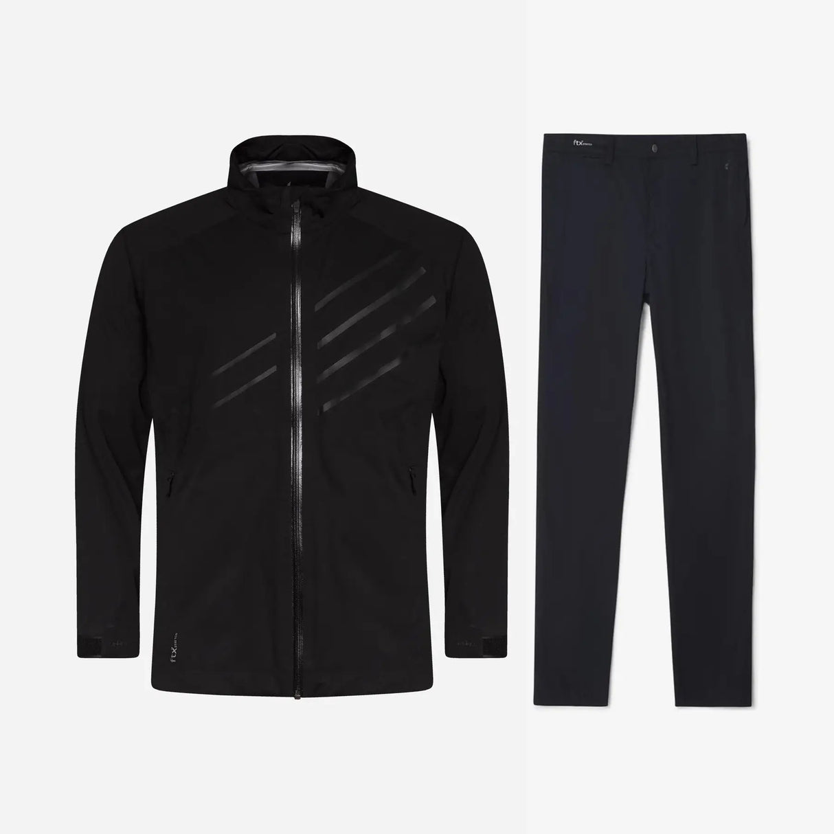 Cross Sportswear M Edge Chinos Golf Regnsæt Herre - Black / Black - XXL