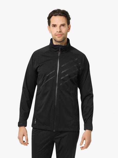 Cross Sportswear M Edge Jacket Golf Regnjakke Herre - Black - Black