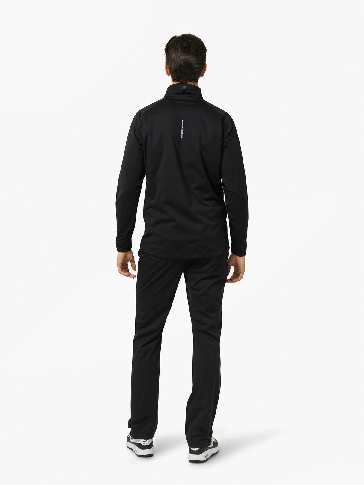 Cross Sportswear M Edge Jacket Golf Regnjakke Herre - Black -