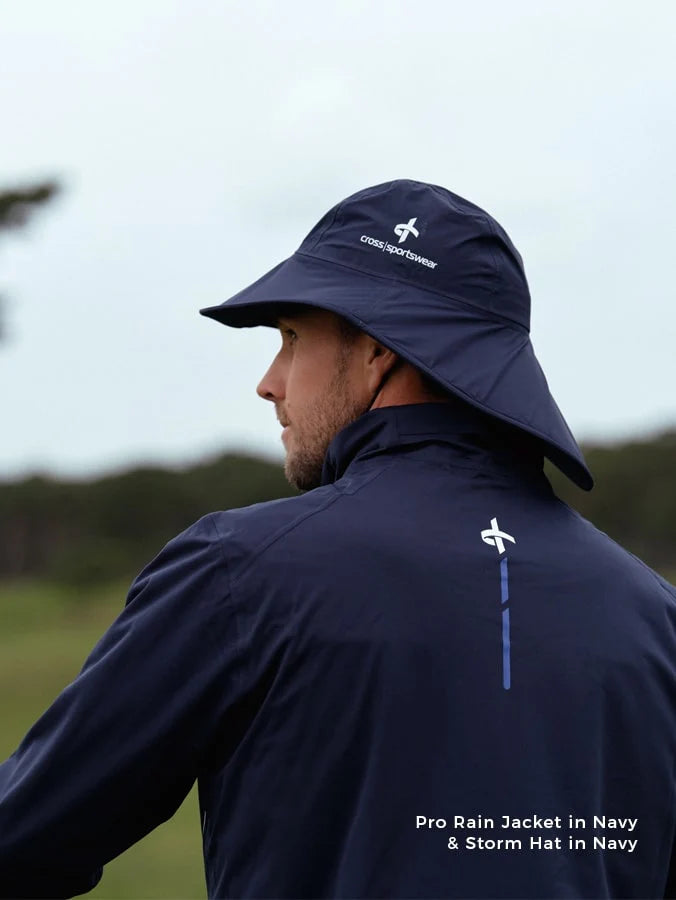 Cross Sportswear M Pro Golf Regnsæt Herre - Navy / Black -