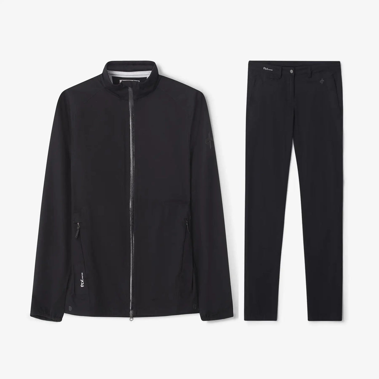 Cross Sportswear W Edge Chinos Golf Regnsæt Dame - Black / Black - XL