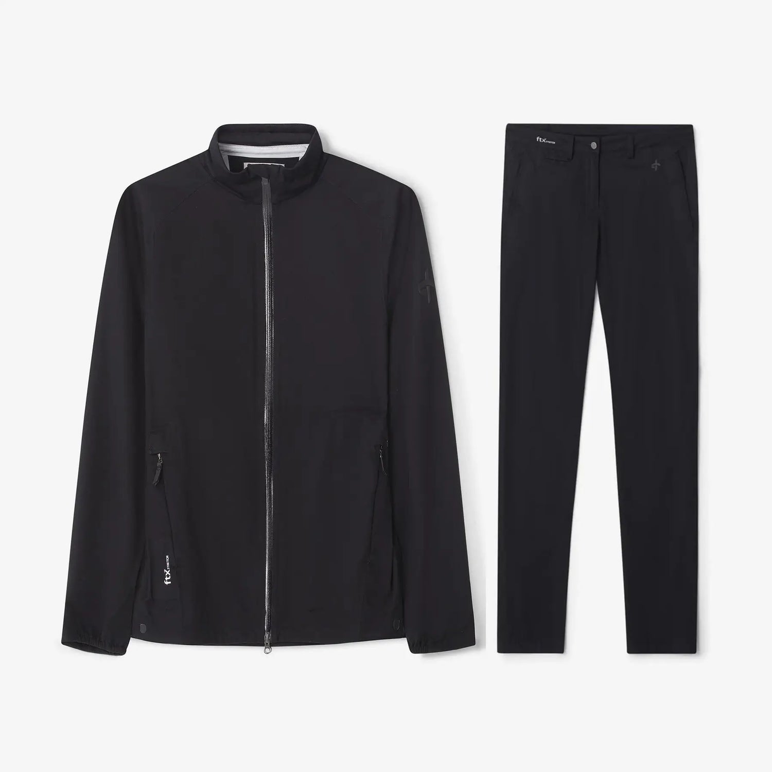 Cross Sportswear W Edge Chinos Golf Regnsæt Dame - Black / Black - XL