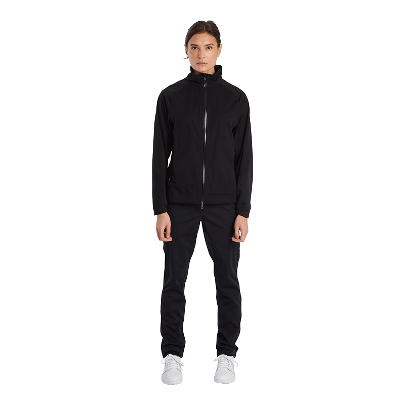 Cross Sportswear W Edge Jacket Golf Regnjakke Dame - Black -