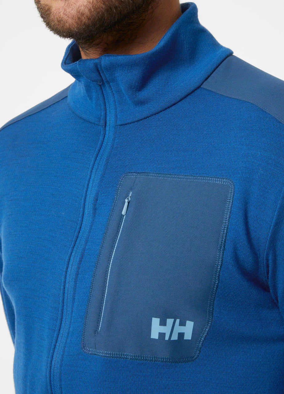 Helly Hansen Men's LIFA® Merino Midlayer Jacket Herre - Deep Fjord -