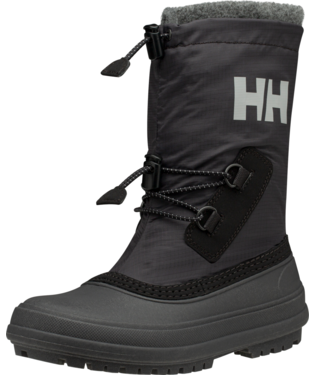 Helly Hansen Kids' and Juniors' Varanger Insulated Boots Vinterstøvler Børn - Black / Light Grey -