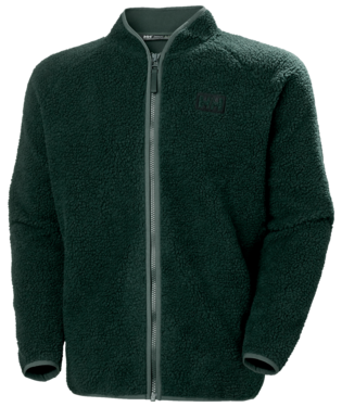 Helly Hansen Men's Box Pile Fleece Jacket Fleecejakke Herre - Darkest Spruce - Darkest Spruce