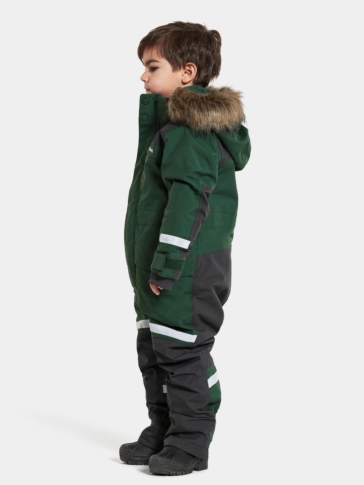 Didriksons Bjärven Kids' Coverall Flyverdragt Børn - Evening Green -