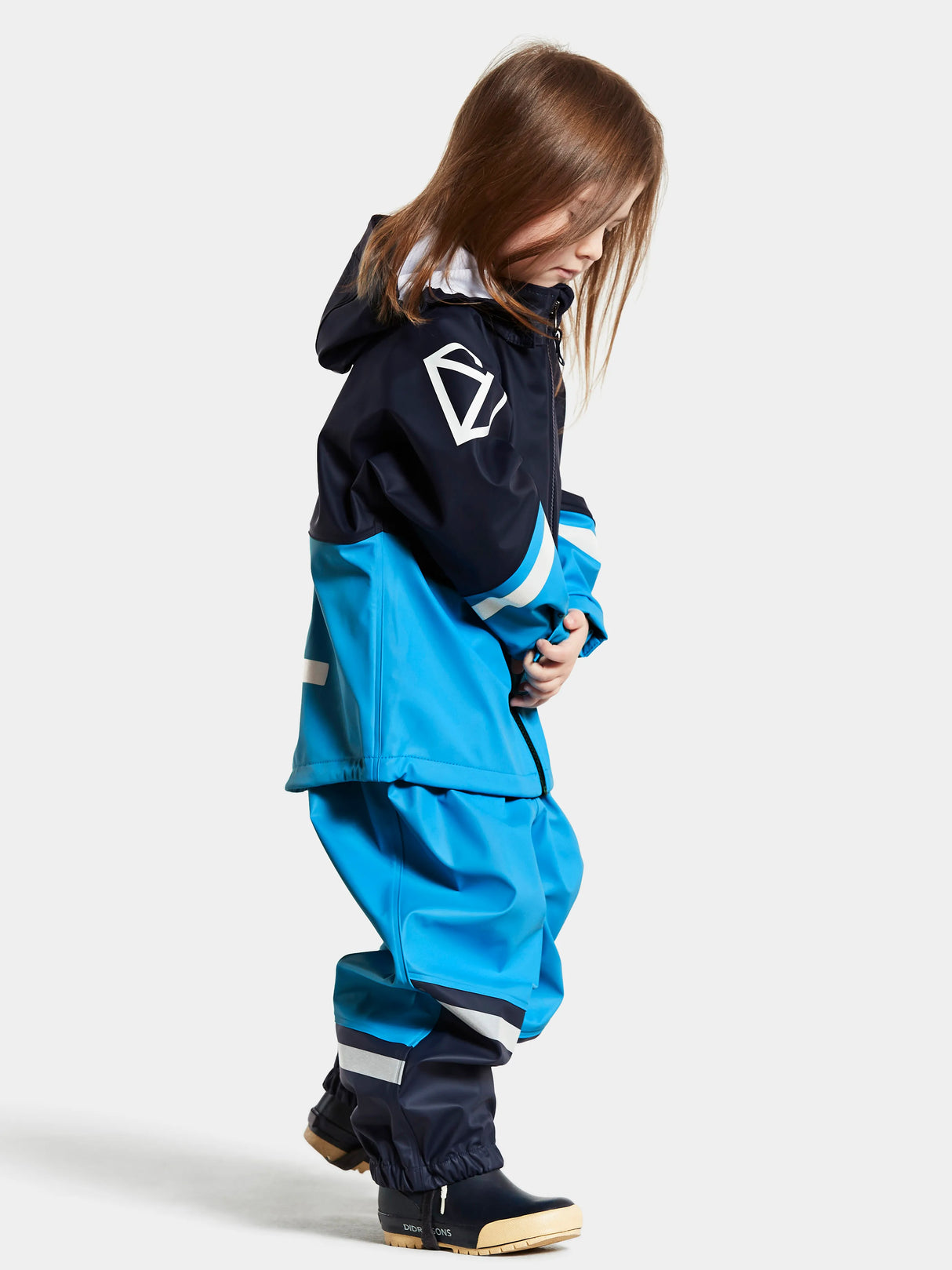 Didriksons Waterman Regnsæt Børn - Sharp Blue -