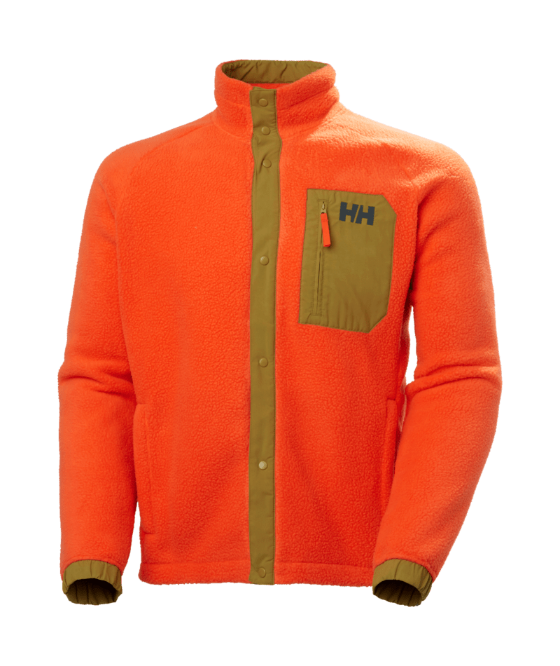 Helly Hansen Panorama Pile Snap Herrejakke - Cherry Tomato L
