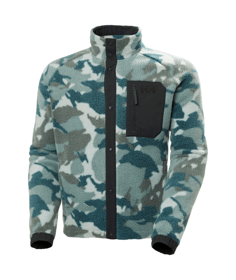 Helly Hansen Panorama Printed Pile Snap - Dark Creek L