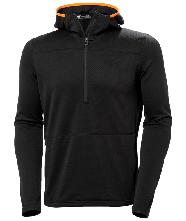 Helly Hansen Men's Powerdreamer Midlayer Hættetrøje Herre - Black